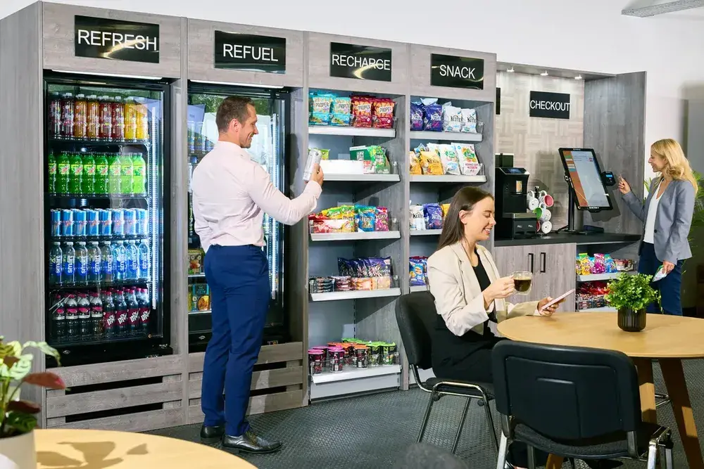 Modern micro market installation